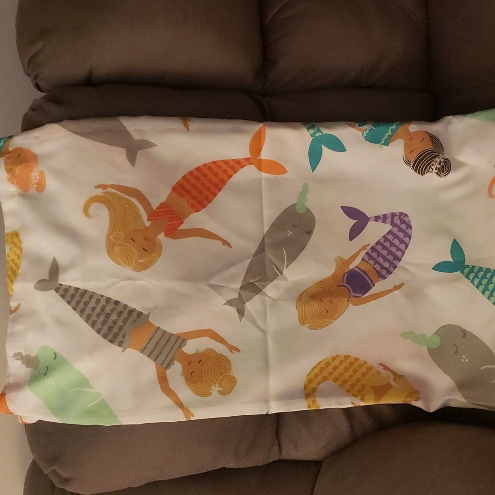 Shower curtain mermaids